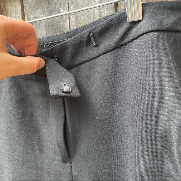 Women’s Y2K Cropped Flare Trousers w/ Leg Slits - Picture 4 of 7